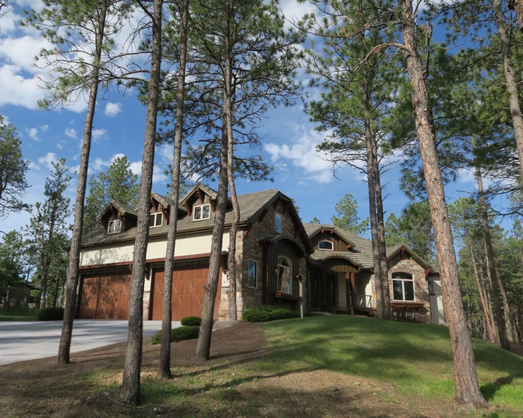 Custom home in the Black Forest, built with fixed price model.