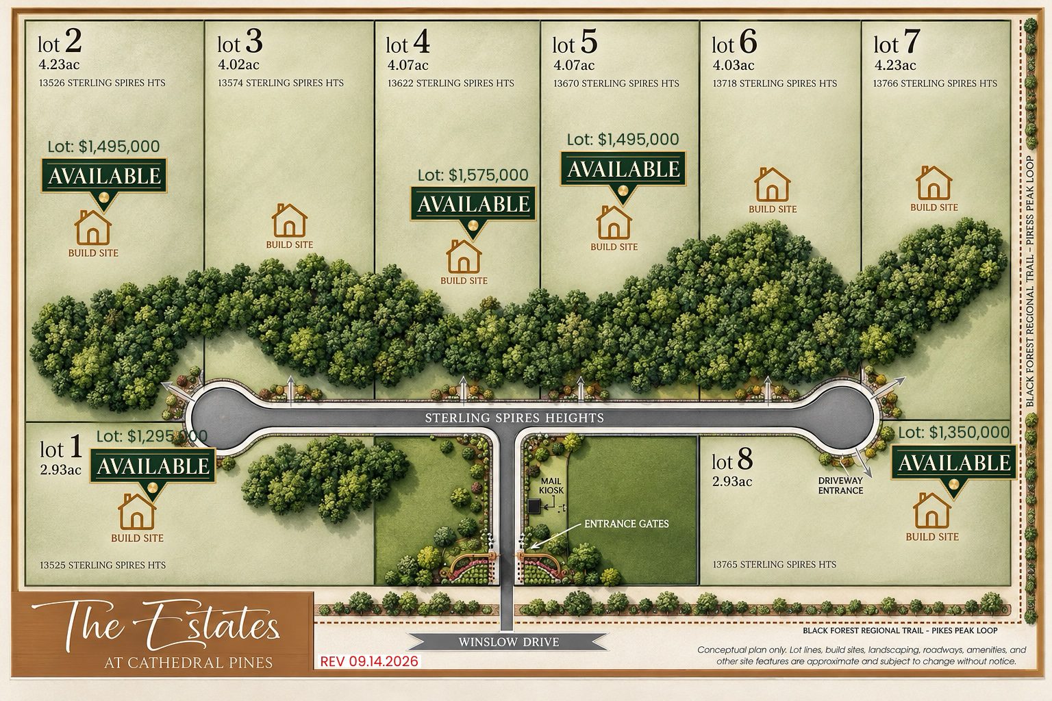 The Estates at Cathedral Pines Plat 09.14.2026